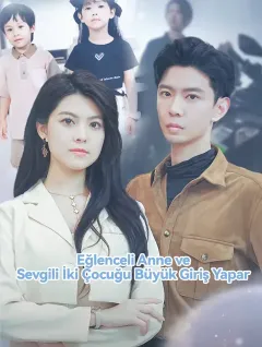 Eğlenceli Anne ve Sevgili İki Çocuğu Büyük Giriş Yapar
